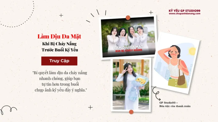 Làm Dịu Da Mặt Khi Bị Cháy Nắng Trước Buổi Kỷ Yếu 15 Làm dịu da mặt khi bị cháy nắng