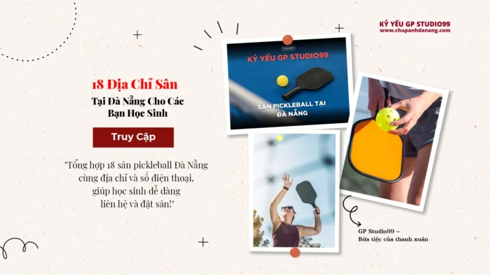 Sân pickleball tại Đà Nẵng cho sinh viên